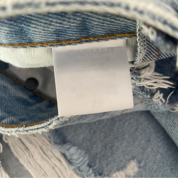 Carmar Los Angeles distressed ripped blue jeans 37489 - Picture 7 of 10